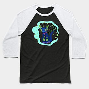 Aquamarine space vibe Baseball T-Shirt